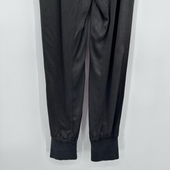 Marrakech Anthropologie Liam Silky High Rise Jogger Pants Charcoal Gray Women XS - Picture 11 of 11